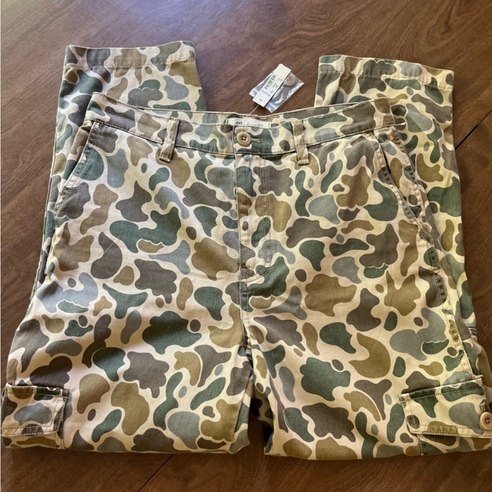 Madewell Size 26 NEW Cargo Military Camo Pants Z5